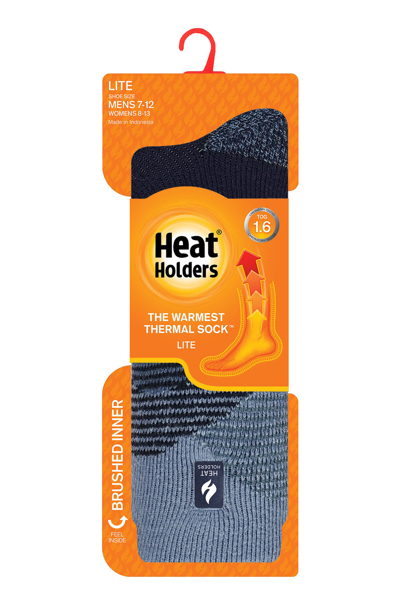 Heat Holders Men's LITE Mountains Thermal Crew Socks - Packaging