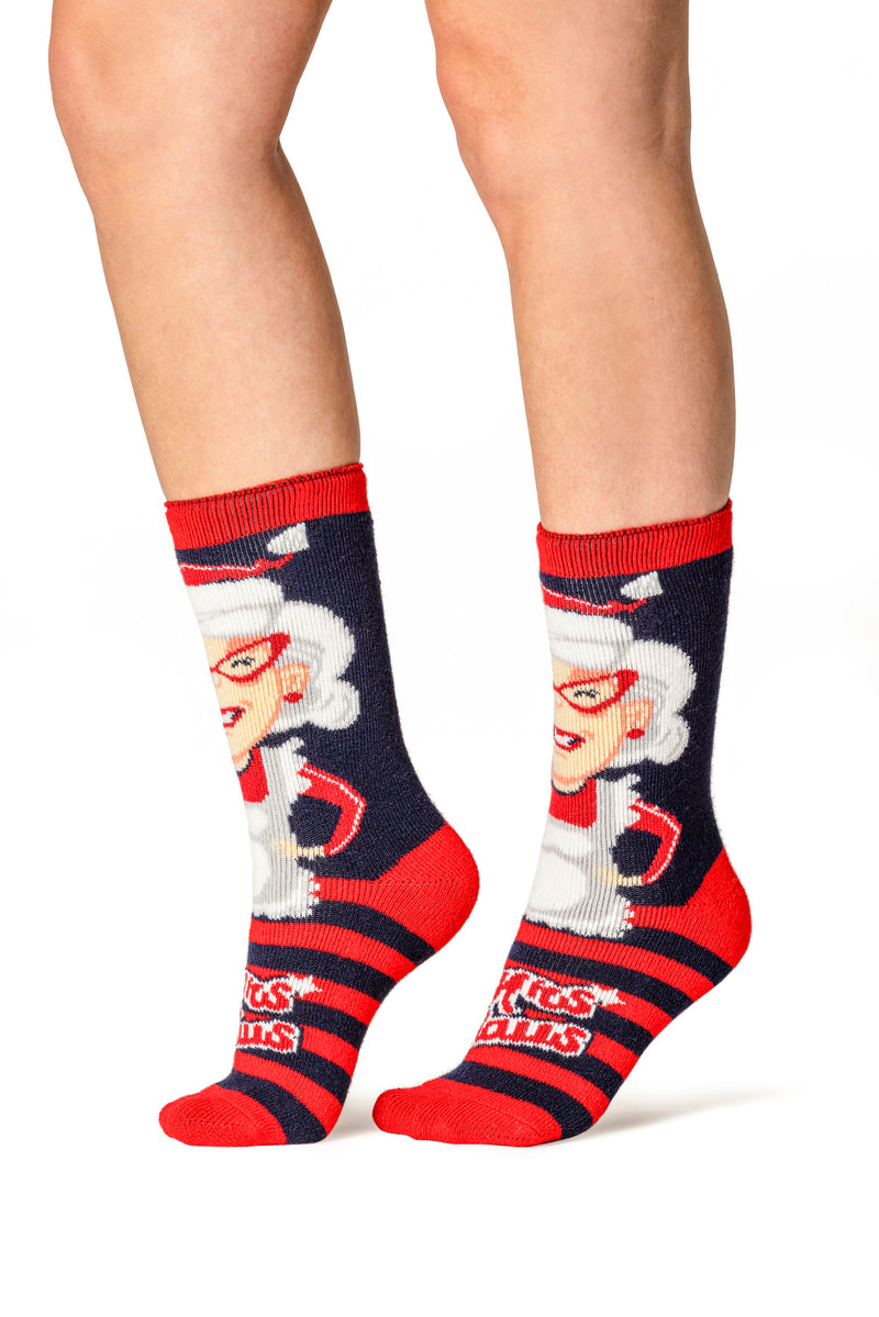 Women's Lite Carol Festive Crew Sock