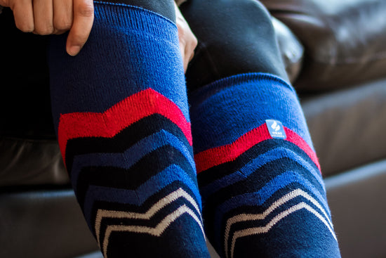 Heat Holders® zig-zag thermal socks