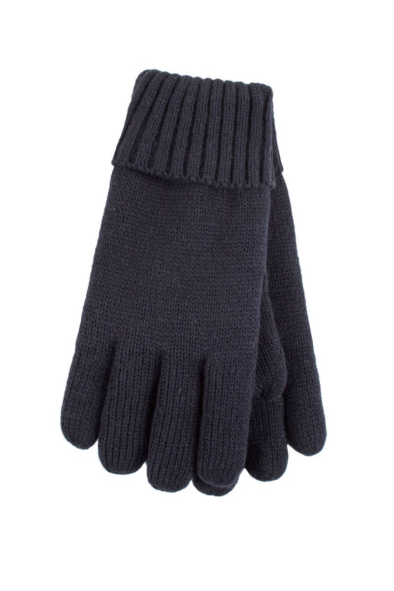 Heat Holders Carina Women's Flat Knit Gloves Navy