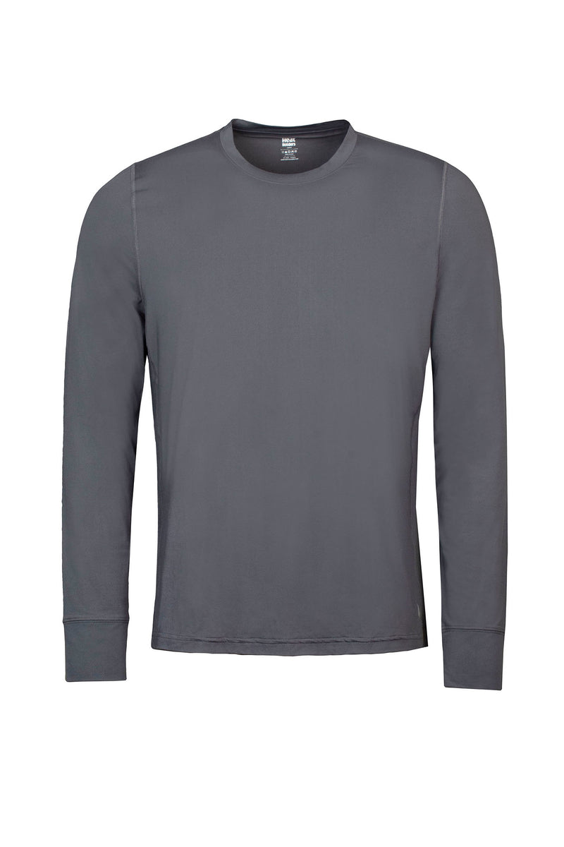 Heat Holders Men's ULTRA LITE Long Sleeve T-Shirt Iron Grey