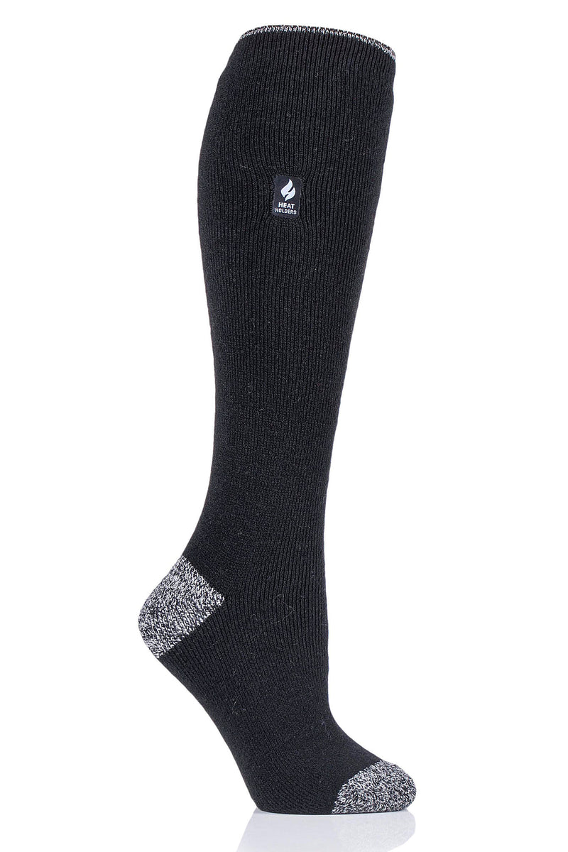 Heat Holders Women's Calla Lite Twist Long Thermal Sock Black