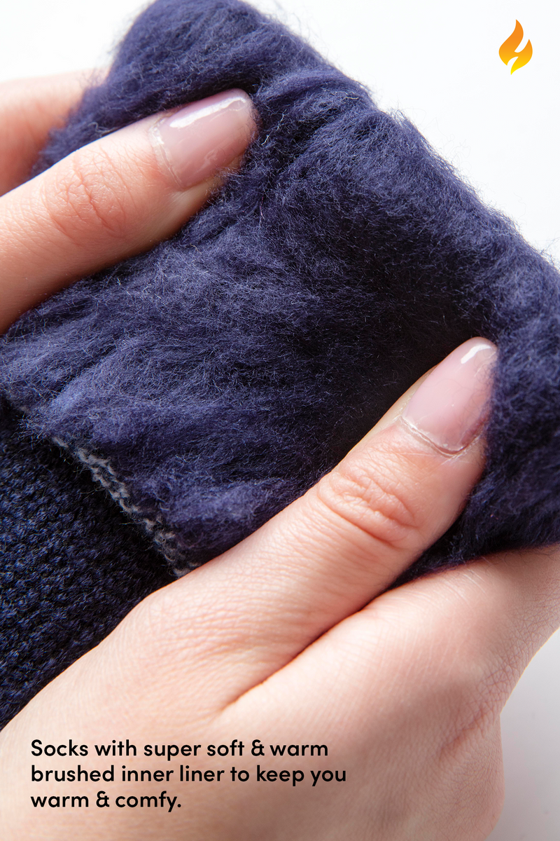 Heat Holders Women's Stripe ULTRA LITE™ Socks - Socks with super soft & warm brushed inner liner to keep you warm & comfy