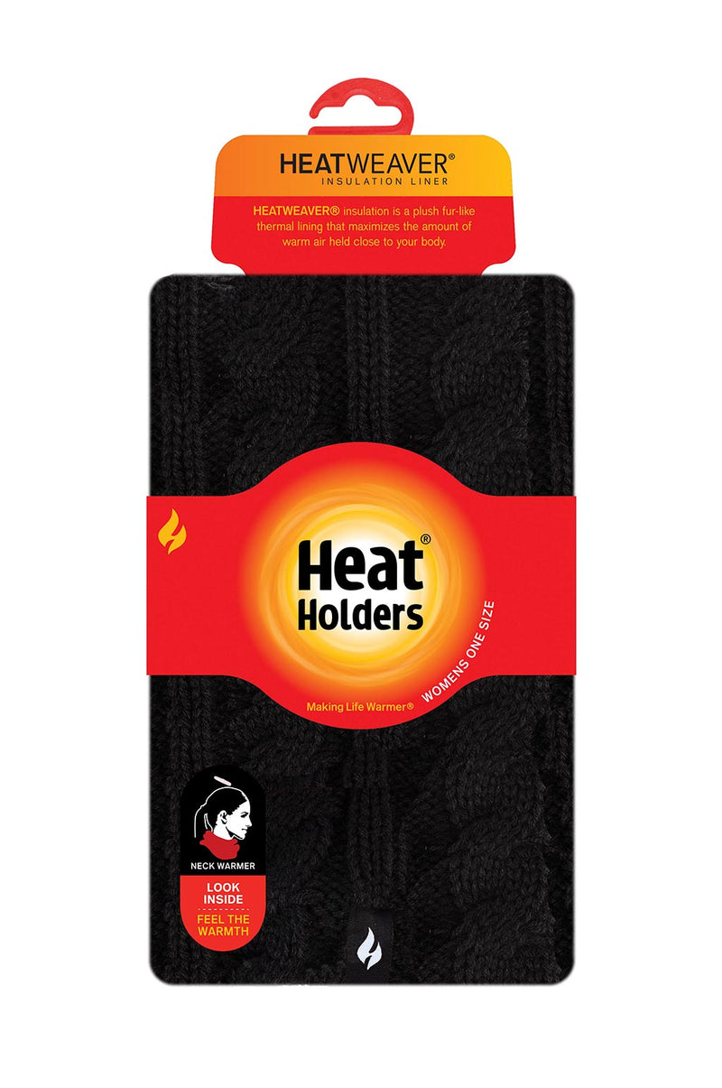 Heat Holders Women's Emily Thermal Neck Warmer Black - Packaging