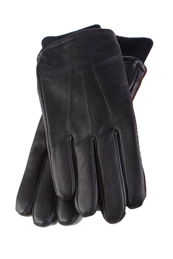 Men's Leather Gloves #color_black