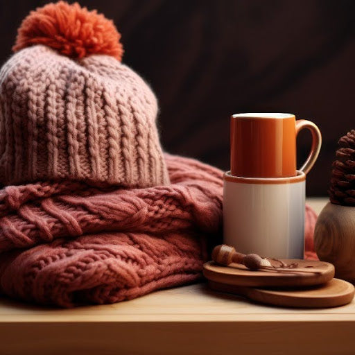 Wool clothing and mugs