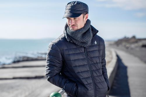 Man wearing Heat Holders outerwear