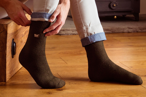 Heat Holders Men's solid thermal socks