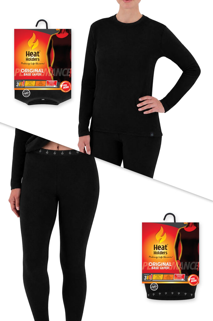 Women's ORIGINAL™ Arctic Matching Base Layer Set - Black