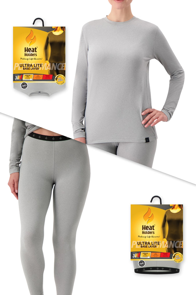 Women's Ultra LITE™ Drift Base Layer Set in Grey Heather