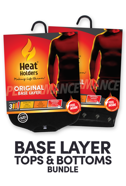 Men's Original Expedition Base Layer Thermal Set in Black