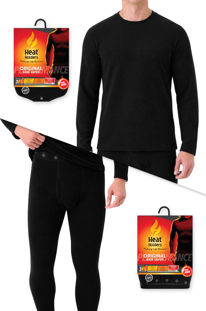 Men's Original Expedition Base Layer Set in Black