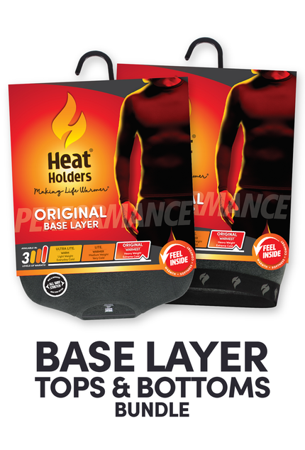 Men's Original Expedition Base Layer Thermal Set in Charcoal