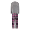 Women's Felicity Waffle Top/Flannel Pants Pajama Set