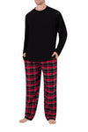 Men's Flemming Waffle Top/Flannel Pants Pajama Set