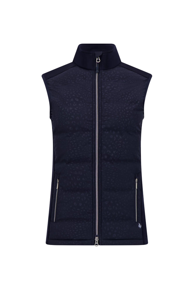 Women's Halston Embossed Hybrid Vest
