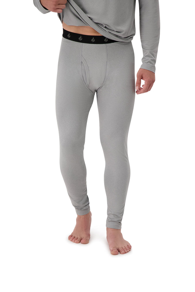 Men's Ultra Lite Ascent Base Layer Thermal Set in Grey Heather
