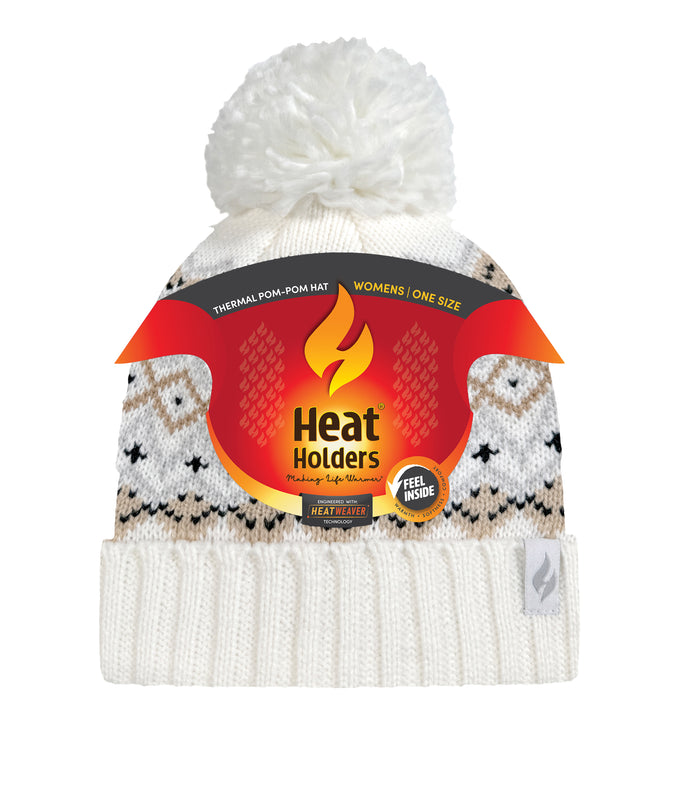 Women's Astrid Fairisle Pompom Hat