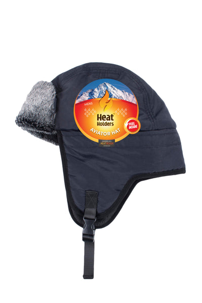 Tim Aviator Hat with Plush Trim – Heat Holders®