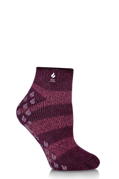 Women's Liv Stripe Ankle Slipper Sock