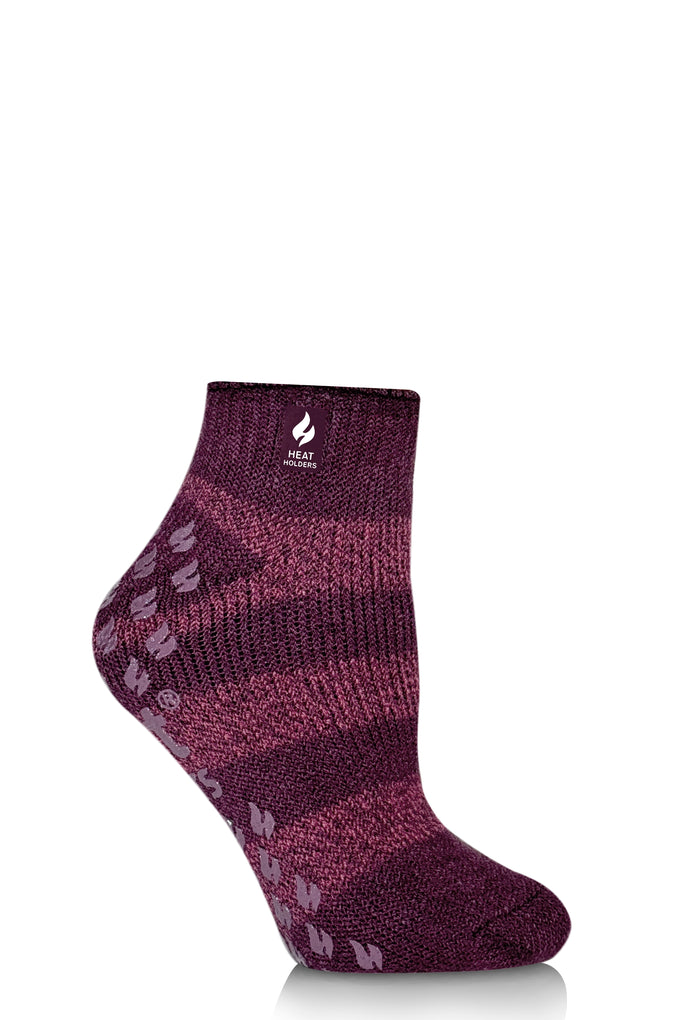 Women's Liv Stripe Ankle Slipper Sock