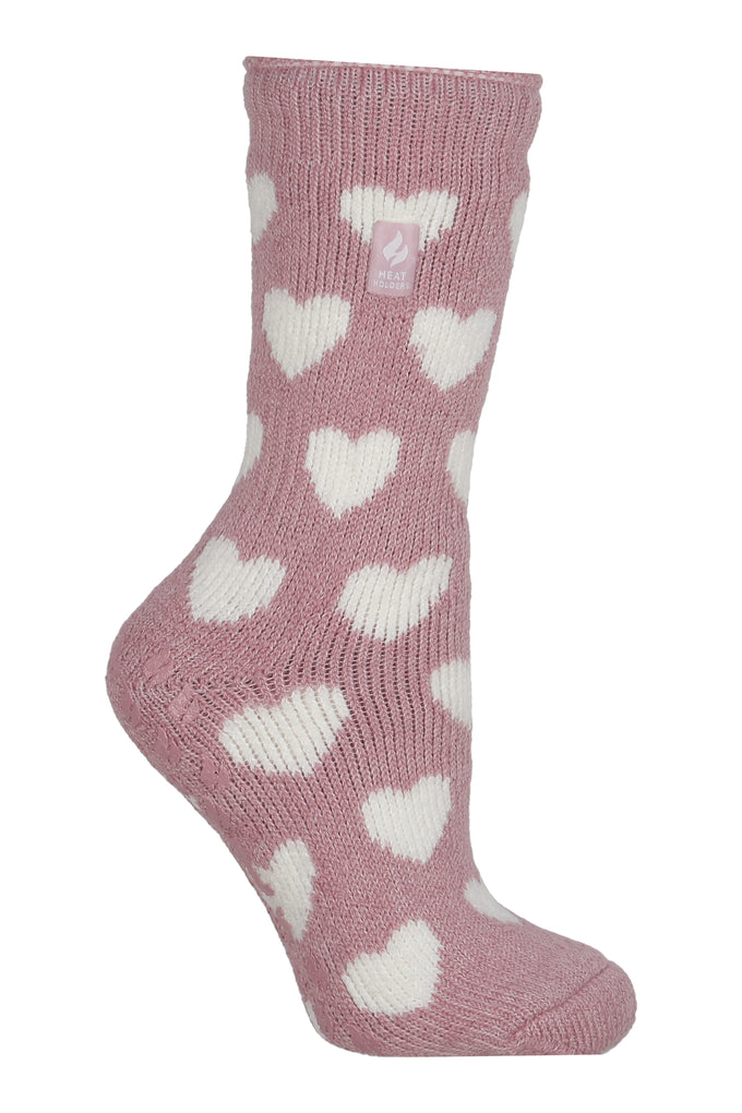 Women's ORIGINAL™ June Bold Heart Jacquard Crew Slipper Sock