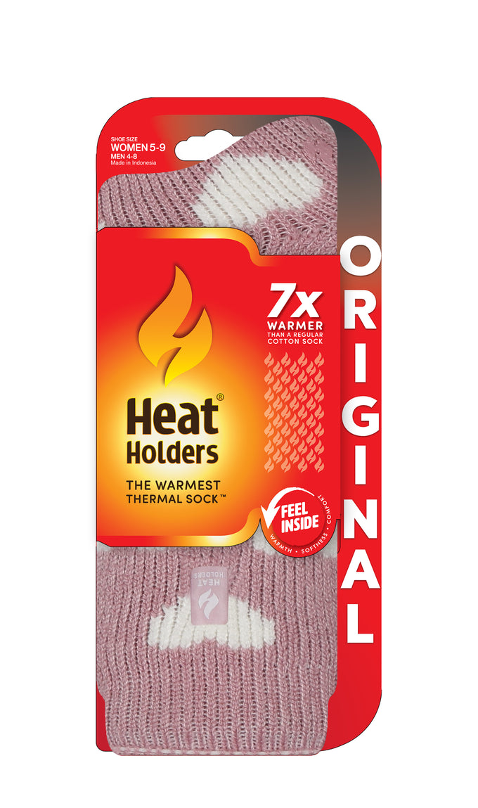 Women's ORIGINAL™ June Bold Heart Jacquard Crew Slipper Sock