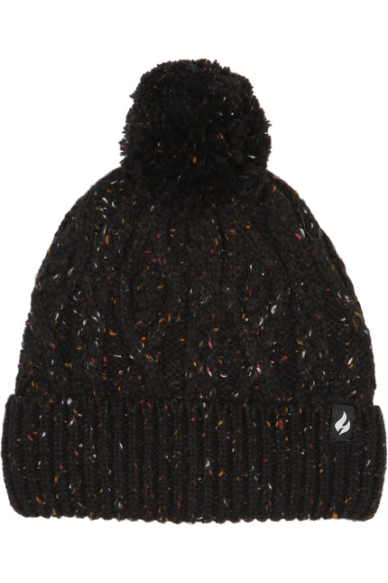 Women's ORIGINAL™ Britta Cable Roll Up Hat with Pom Pom
