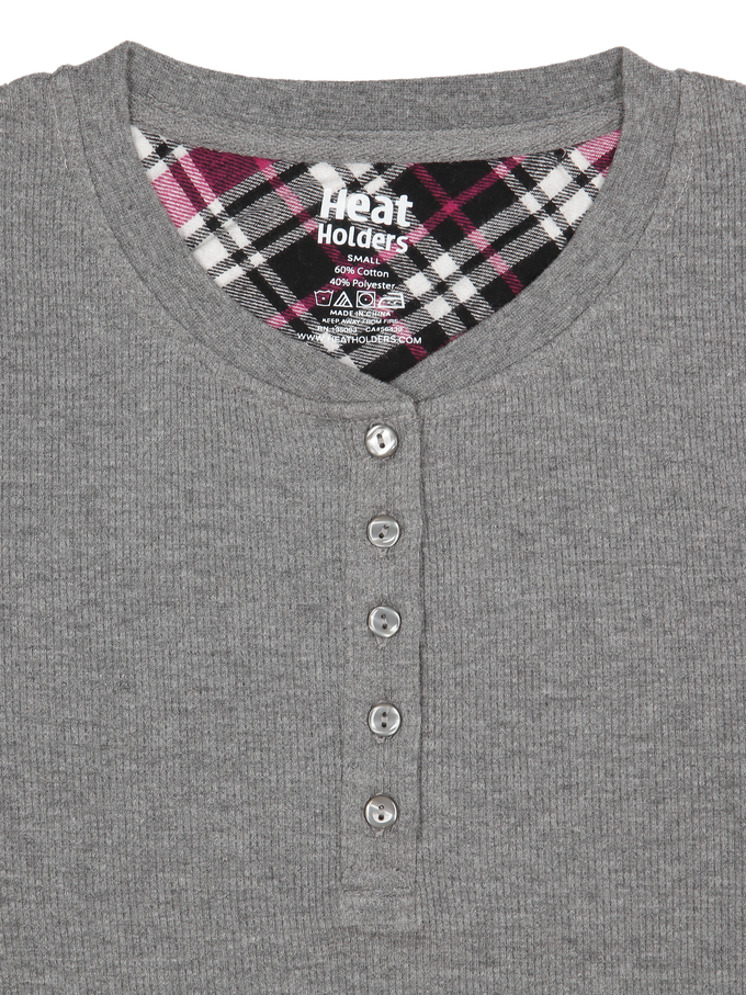 Women's Felicity Waffle Top/Flannel Pants Pajama Set