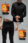 Men's Lite Base Layer Thermal Set in Black
