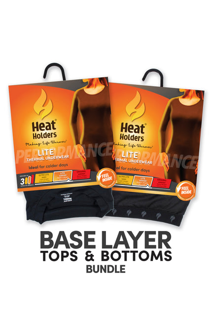 Women's Lite Base Layer Set in Black