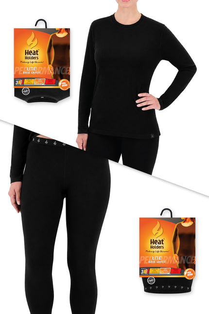 Women's LITE™ Horizon Base Layer Set in Black
