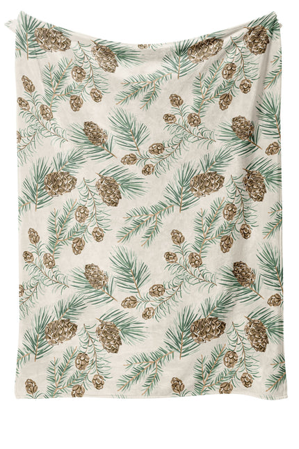 Jolly 60" Pinecone Printed Blanket
