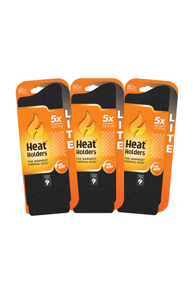 Men's Lite socks 3-Pack in Black