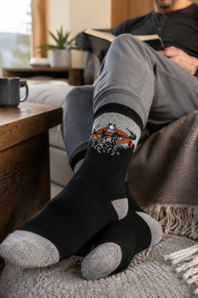 Men's LITE™ John Stag Novelty Crew Sock