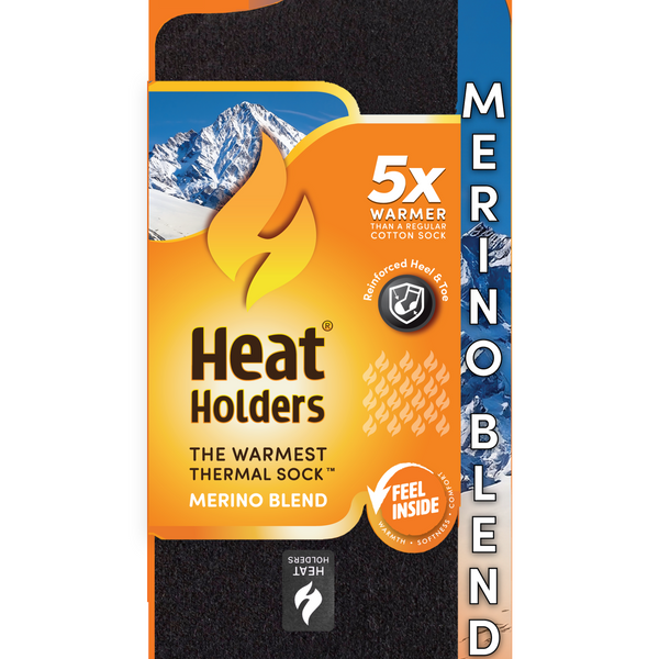 Men's Mavrick LITE Merino Twist Wool Crew Sock – Heat Holders®