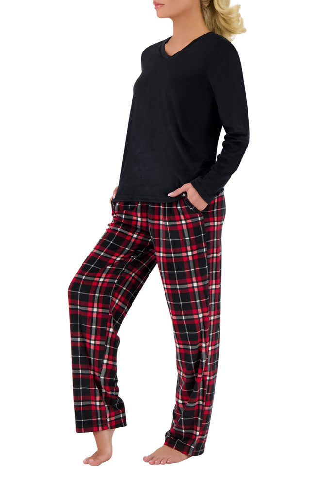 Women's Mira Microplush Pajama Set