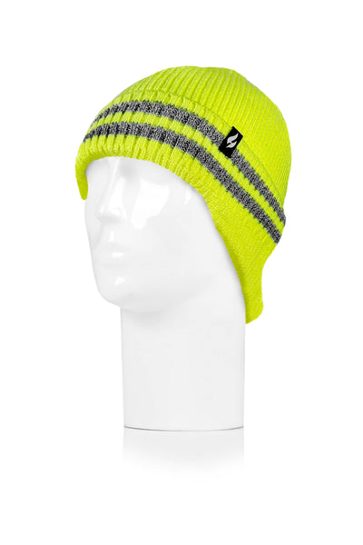Men's Robert Cozy Ears Hat W Reflective Stripes