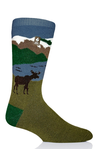 Men's LITE™ John Moose Novelty Crew Sock