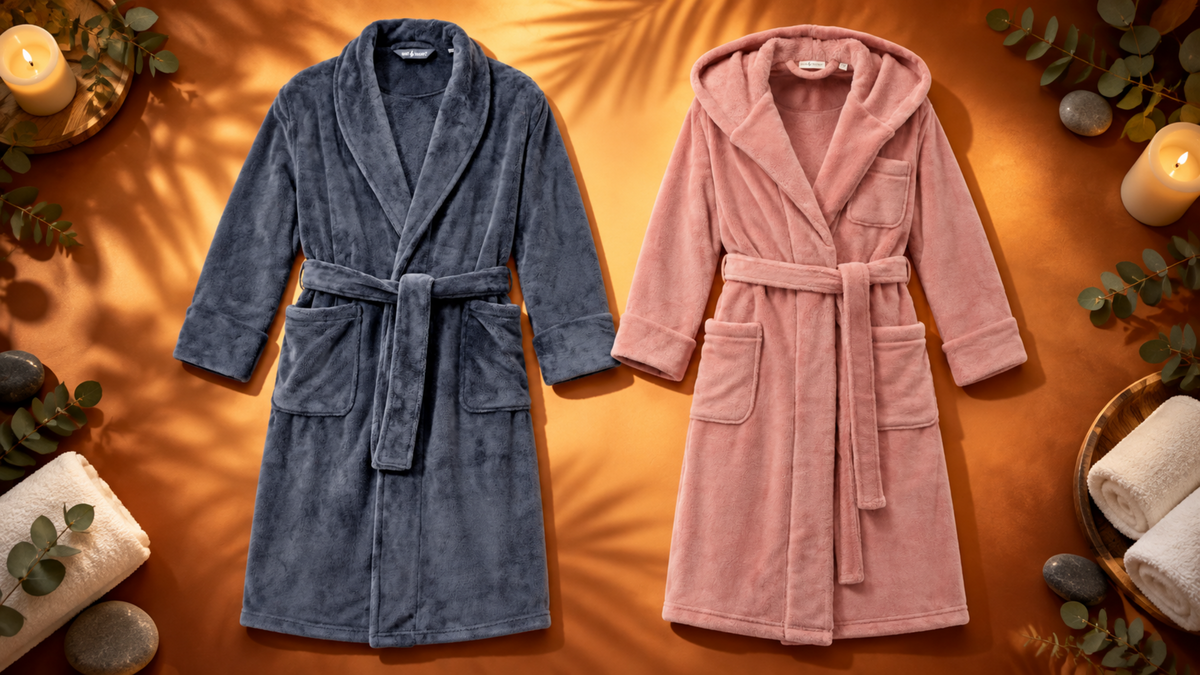 25% OFF Men's & Women's Spa Robes