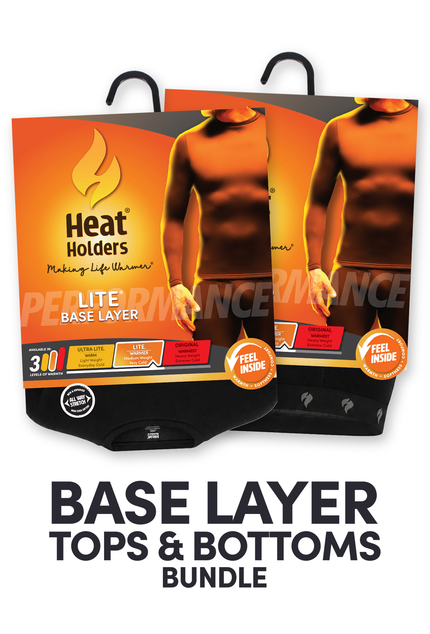 Men's LITE™ Traverse Base Layer Thermal Set in Black