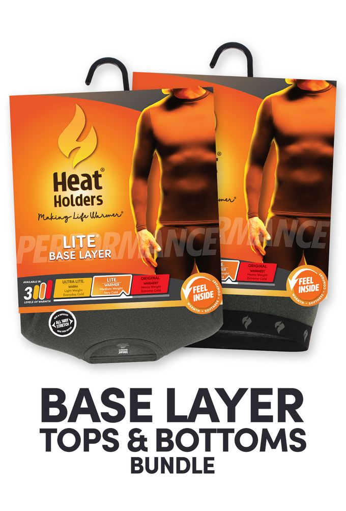 Men's LITE™ Traverse Base Layer Thermal Set in Charcoal Heather