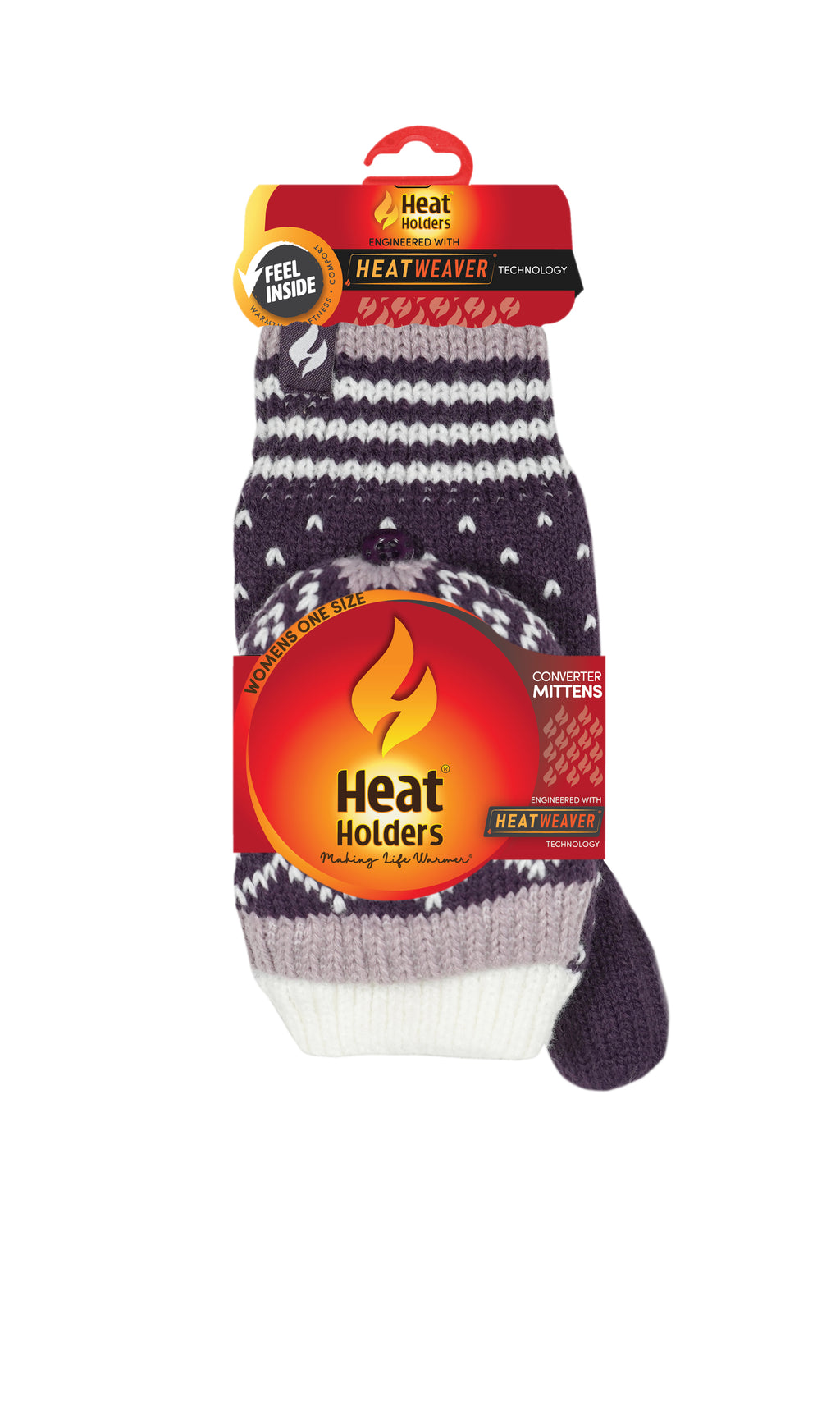 Women's Vienna Fairisle Converter Mittens – Heat Holders®