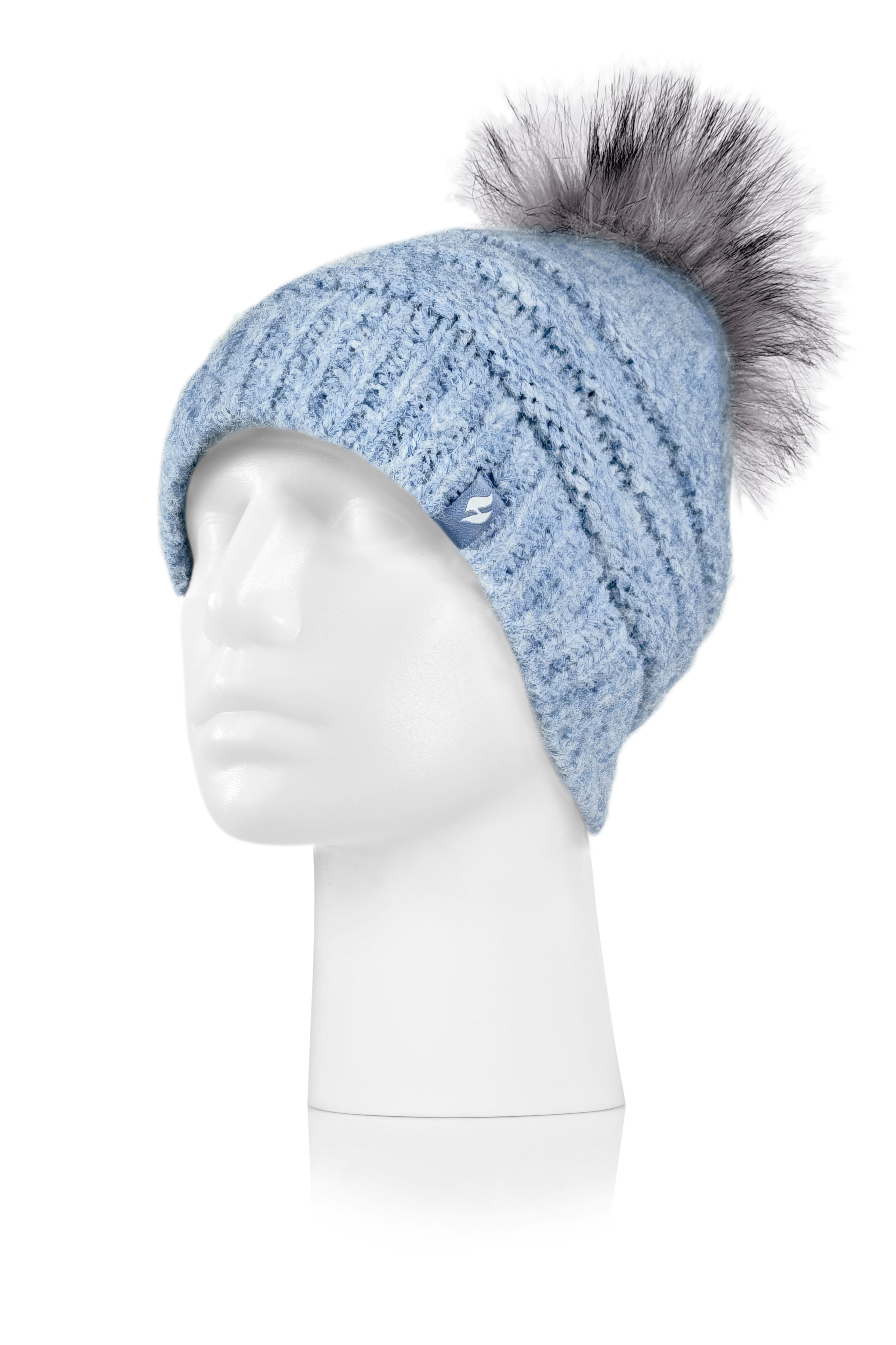 REFRIGIWEAR: Cappello in maglia a coste con pompon - Nero | Cappello REFRIGIWEAR: Cappello in maglia a coste con pompon - Nero | Cappello