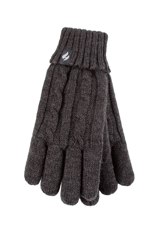 heat holders damen handschuhe Heat Holders Women's Amelia Gloves - Cloud Grey