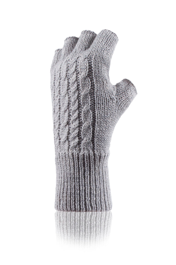Women's Ayla Cable Knit Fingerless Gloves