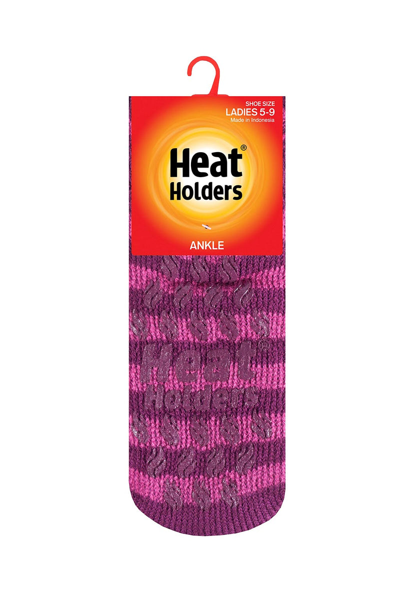 Women's Stripe Ankle Slipper Socks Packaging