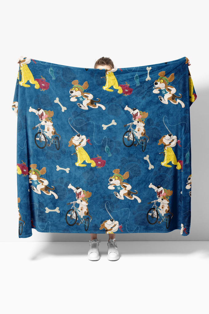 Heat Holders Active Pup Blanket Blue - Model #color_blue