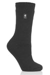 Heat Holders Camellia Women's Original Thermal Crew Sock Charcoal - Big/Tall #color_charcoal