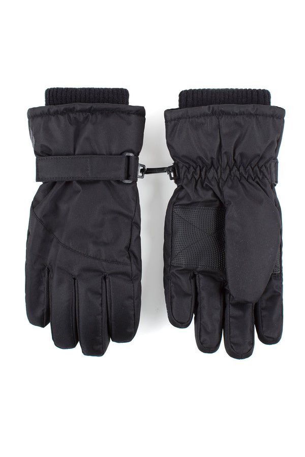 Heat Holders Kids Blizzard Comrade Thinsulate Thermal Winter Gloves Black #color_black